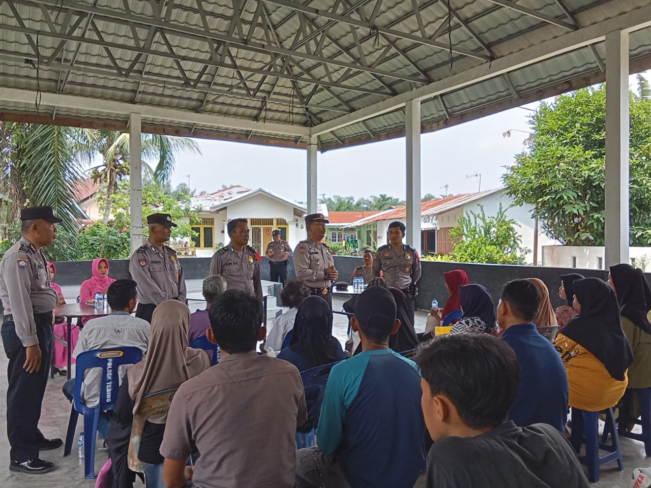 Polres Tebing Tinggi Edukasi Dan Sosialisasi Masyarakat Kampung Baru