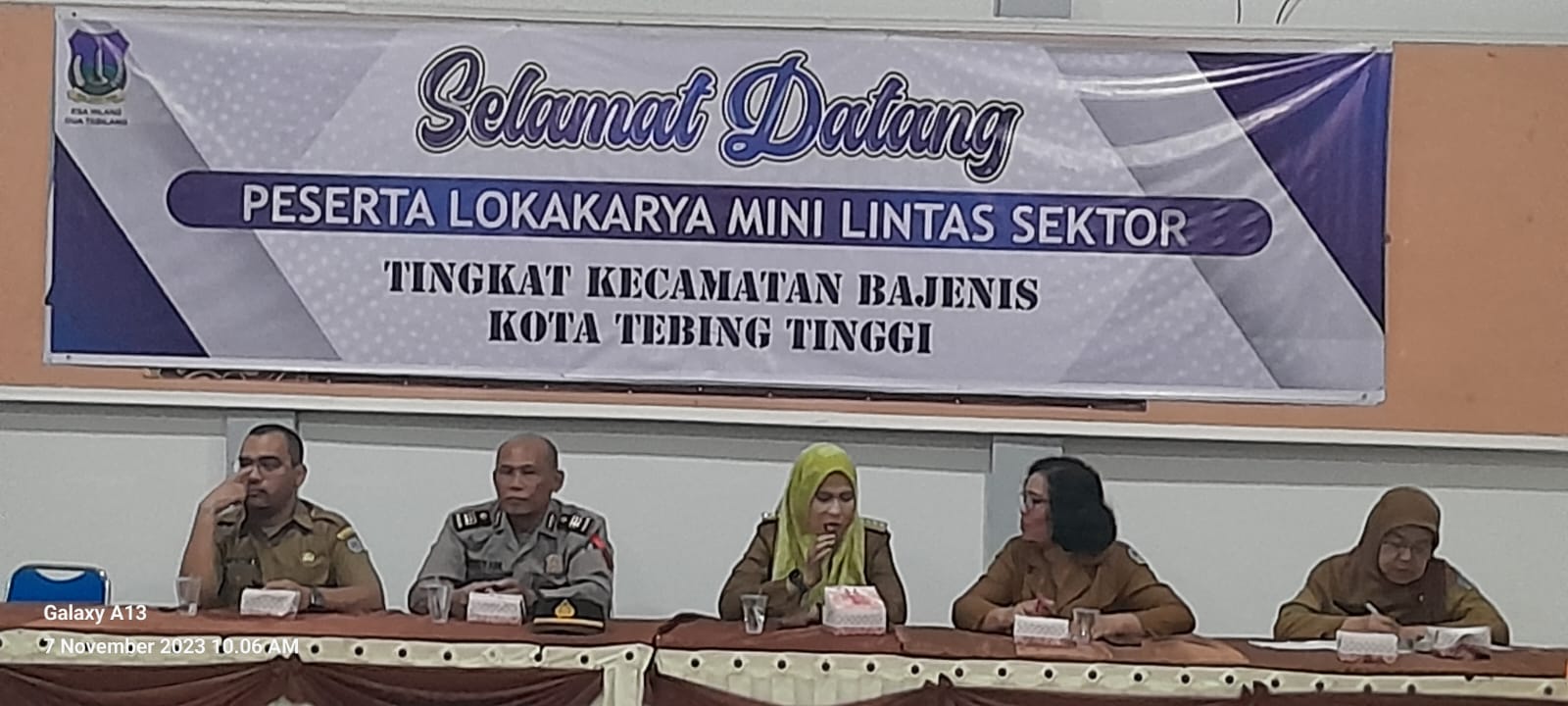 Kapolsek Rambutan Hadiri Lokakarya Mini Lintas Sektoral