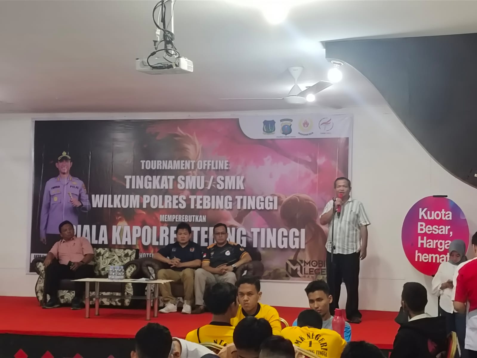 Polres Tebing Tinggi Adakan Turnamen E-Sport Mobile Legends Piala Kapolres Tebing Tinggi