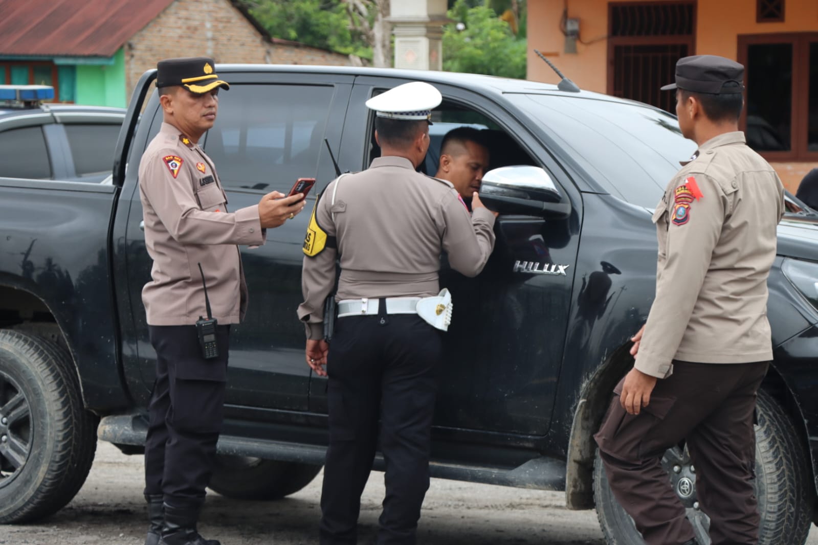 Jelang Pemilu 2024, Polres Sergai Gelar Patroli Dan Razia Di Wilayah Perbatasan