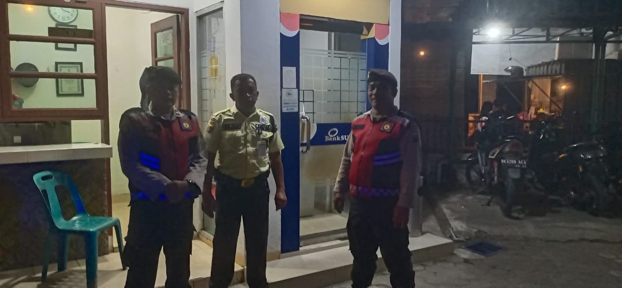 Malam Minggu, Polres Tebing Tinggi Patroli Di Objek Vital