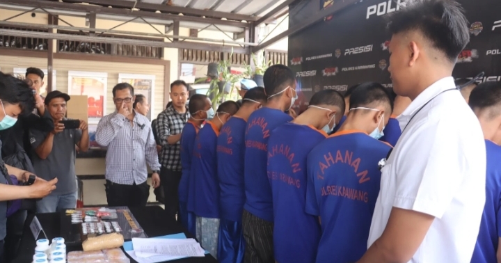 Selama Oktober 2023, Polres Karawang ungkap 21 Pengedar Narkoba