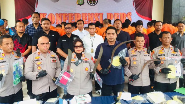 Sepanjang Oktober 2023, 28 Bandit di Bekasi Diringkus Polisi