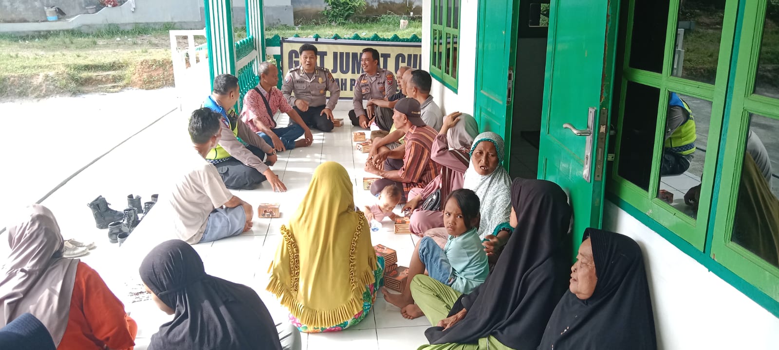 Polres Tebing Tinggi Laksanakan Jumat Curhat di Jalan Datuk Bandar Kajum