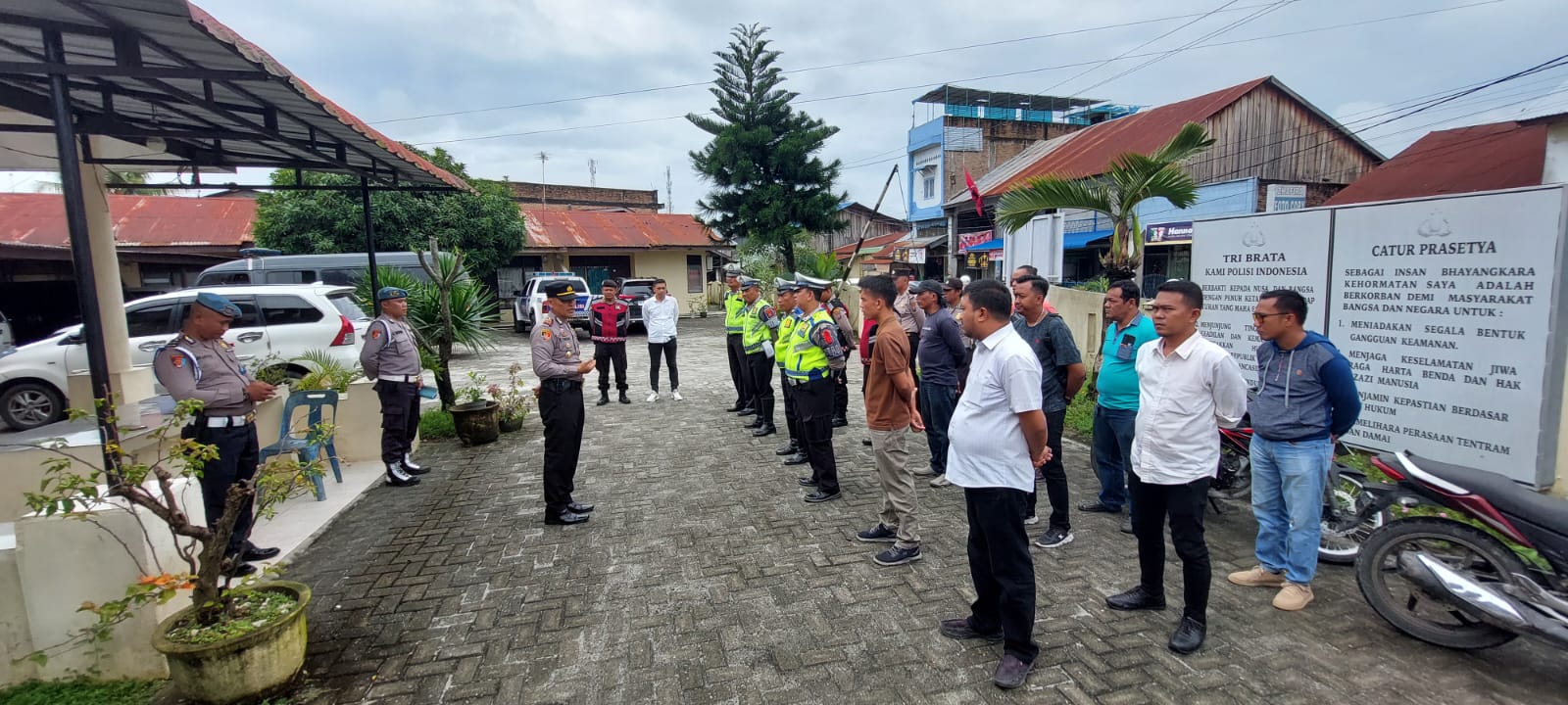 Polsek Pantai Cermin Gelar Ops Khusus Kepolisian Lilin Toba 2023