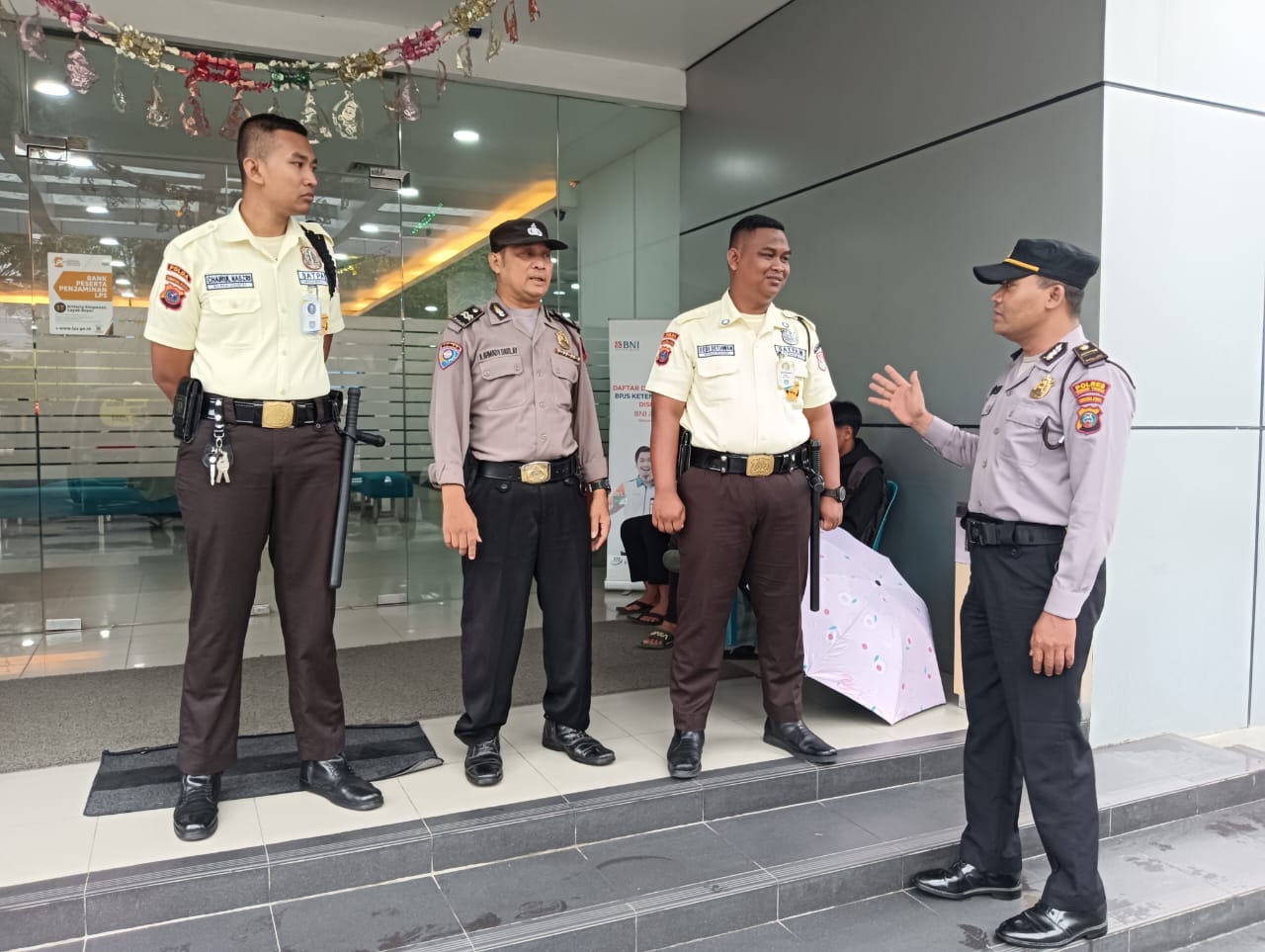 Polres Tebing Tinggi Berikan Arahan Dalam Rangka HUT Satpam Ke-43