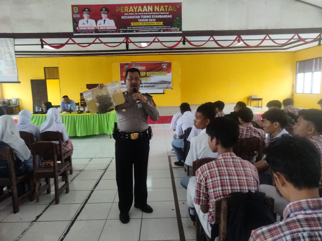 Cegah Penyalahgunaan Narkoba, Polres Tebing Tinggi Laksanakan FGD