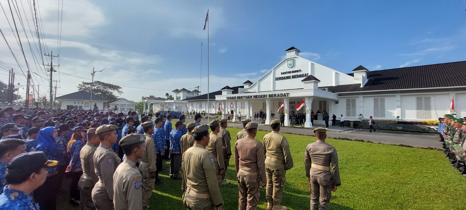 Wakapolres Sergai Hadiri Peringatan Hari Bela Negara Ke-75