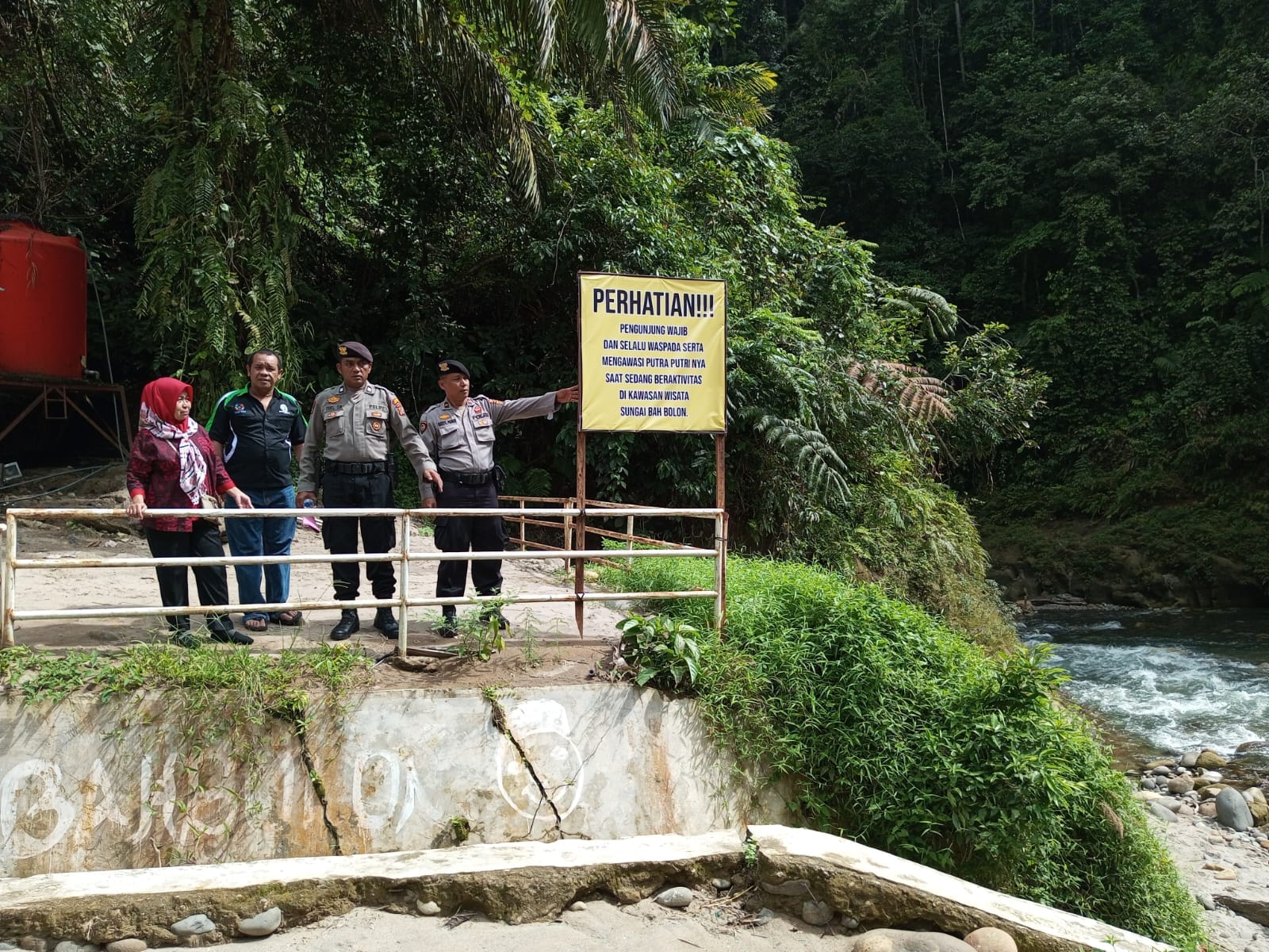 Sat Samapta Polres Tebing Tinggi Risk Assessment Di Lokasi Wisata