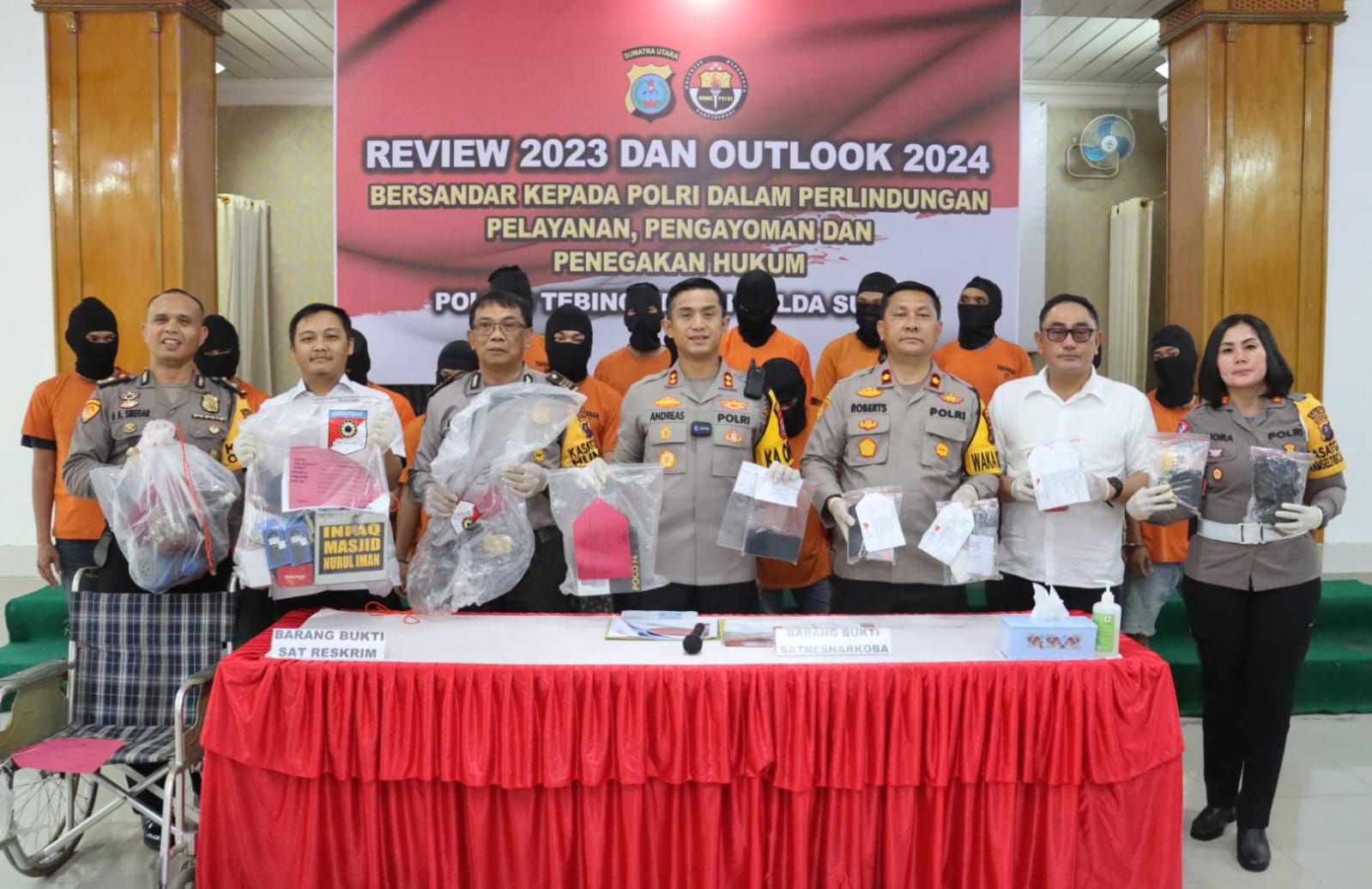 Review Akhir Tahun Dan Outlook 2024, Kapolres Tebingtinggi: Penyelesaian Kasus Meninggkat