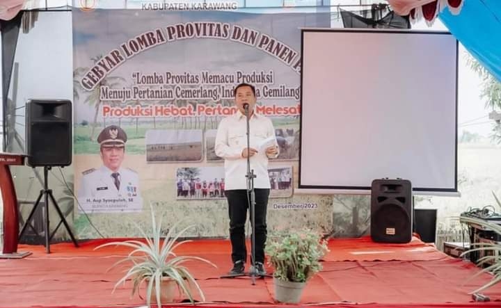 Pemkab Karawang, Gelar Gebyar Lomba Provitas dan Panen Raya