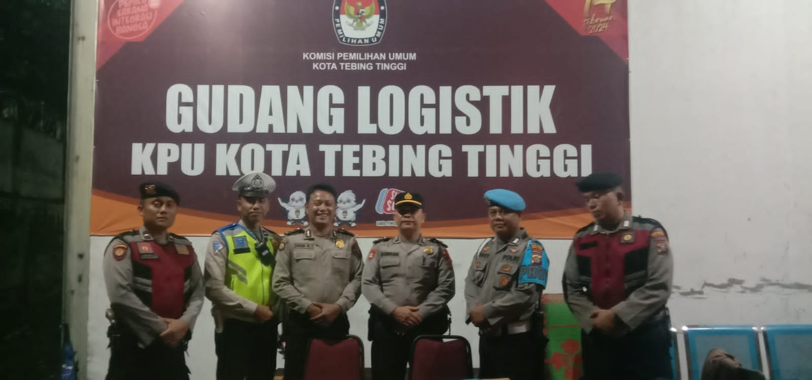 Jaga Kondusifitas, Polres Tebing Tinggi Gelar Patroli Malam Hari