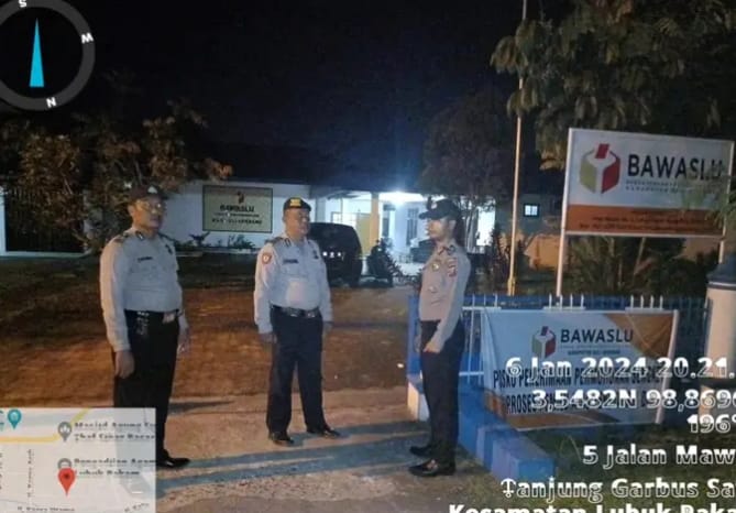 Polresta Deli Serdang Patroli Pengamanan Logistik Pemilu 2024