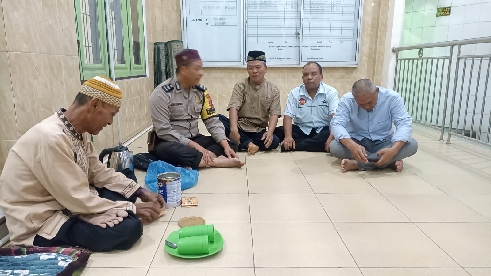 Subuh Keliling Polres Tebing Tinggi Ajak Masyarakat Jaga Kamtibmas