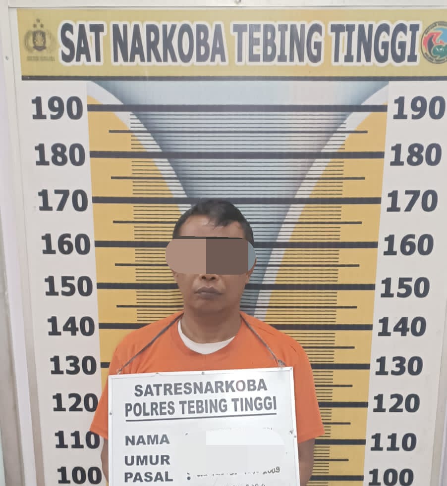 Nyamar Jadi Pembeli, Sat Narkoba Polres Tebing Tinggi Ringkus Pemain Sabu