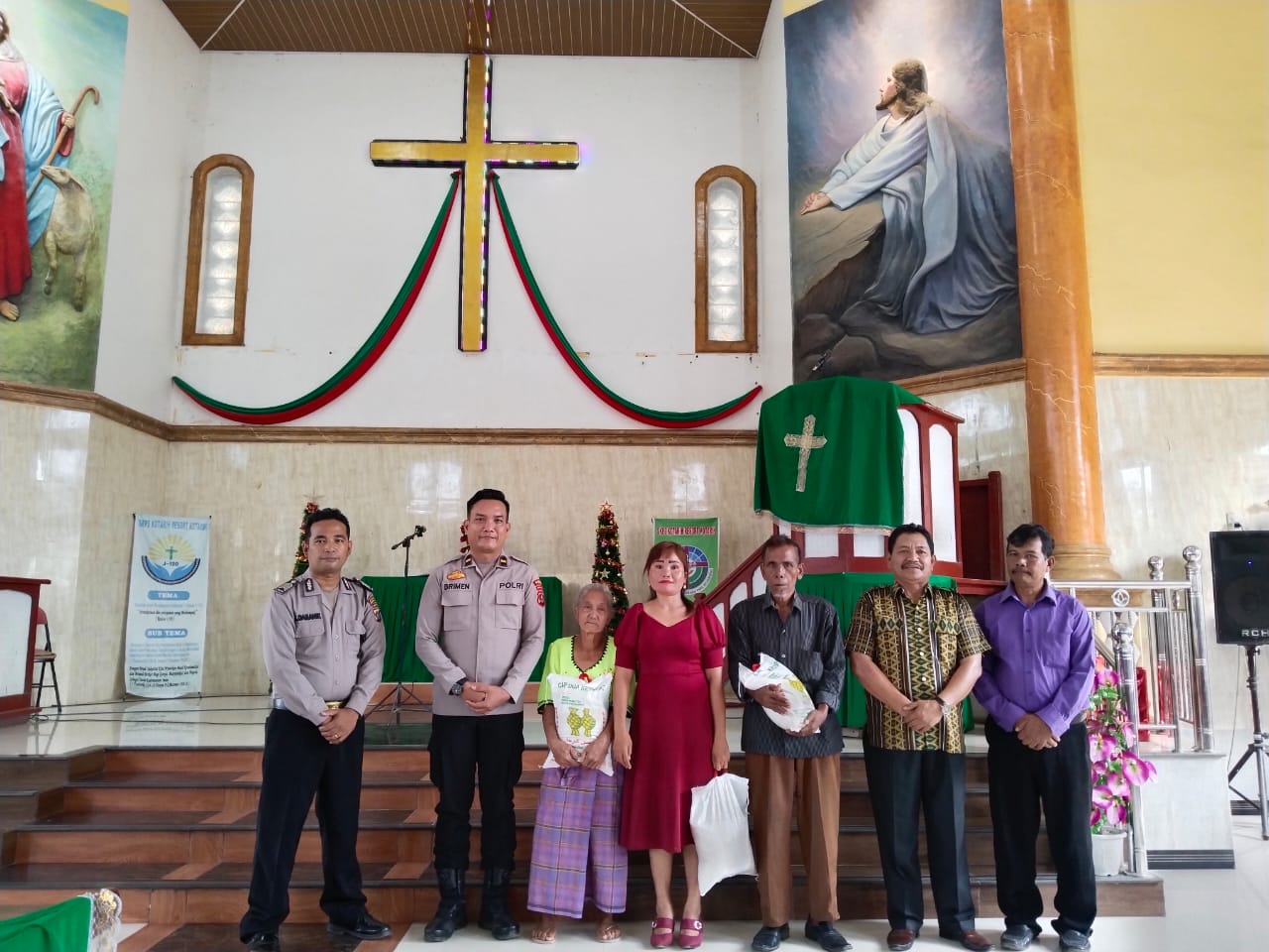 Pendekatan Kapolsek Kotarih, Minggu Kasih Pastikan Kamtibmas Kondusif