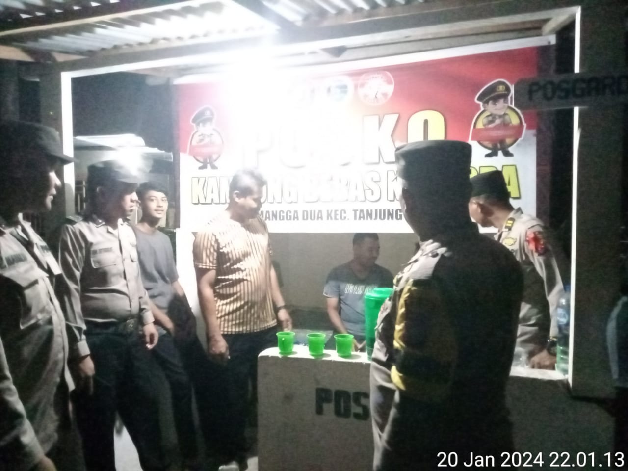 Polsek Tanjung Beringin Gelar Patroli Dan Cek Poskamling