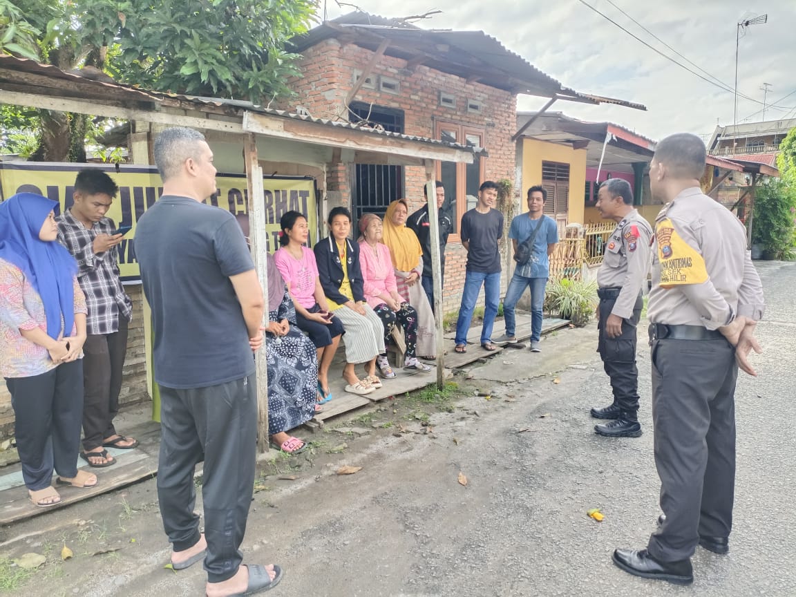 Berikan Himbauan, Kasat Lantas Polres Tebing Tinggi Pimpin Jumat Curhat