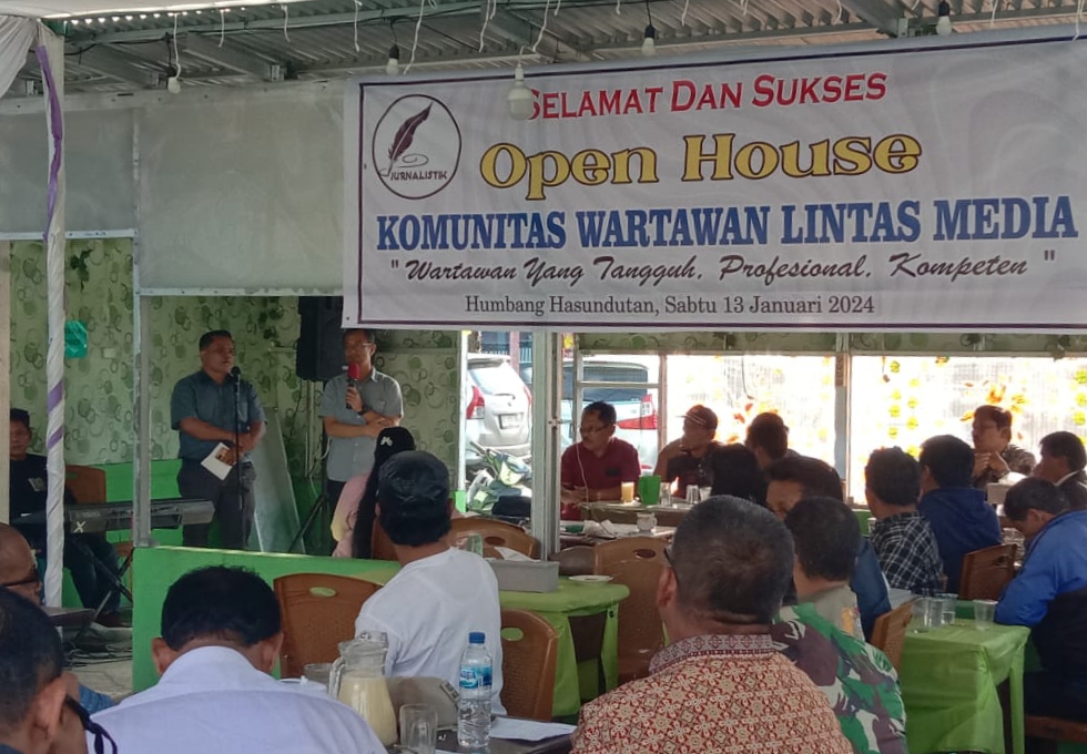 Komunitas Wartawan Lintas Media Kabupaten Humbang Hasundutan Gelar Open House