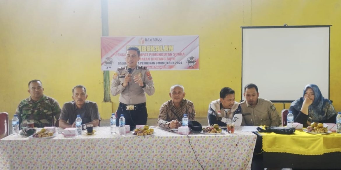 Pendekatan Lintas Sektoral Kapolsek Kotarih Pastikan Pemilu Damai