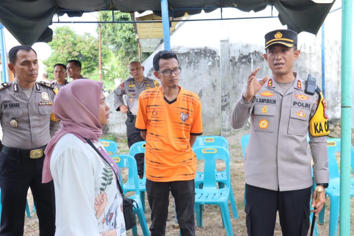 Kapolres Tebing Tinggi Cek Kesiapan TPS