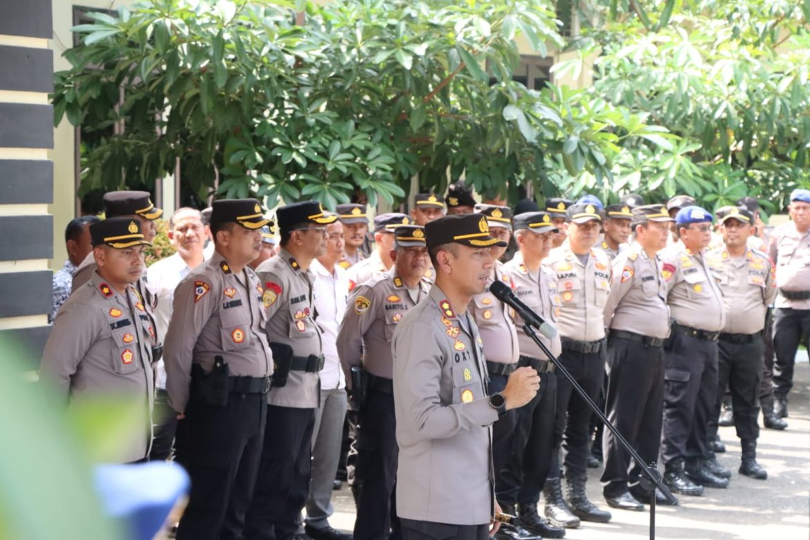 Kapolres Sergai Pimpin Apel Konsolidasi Pam Dalmas