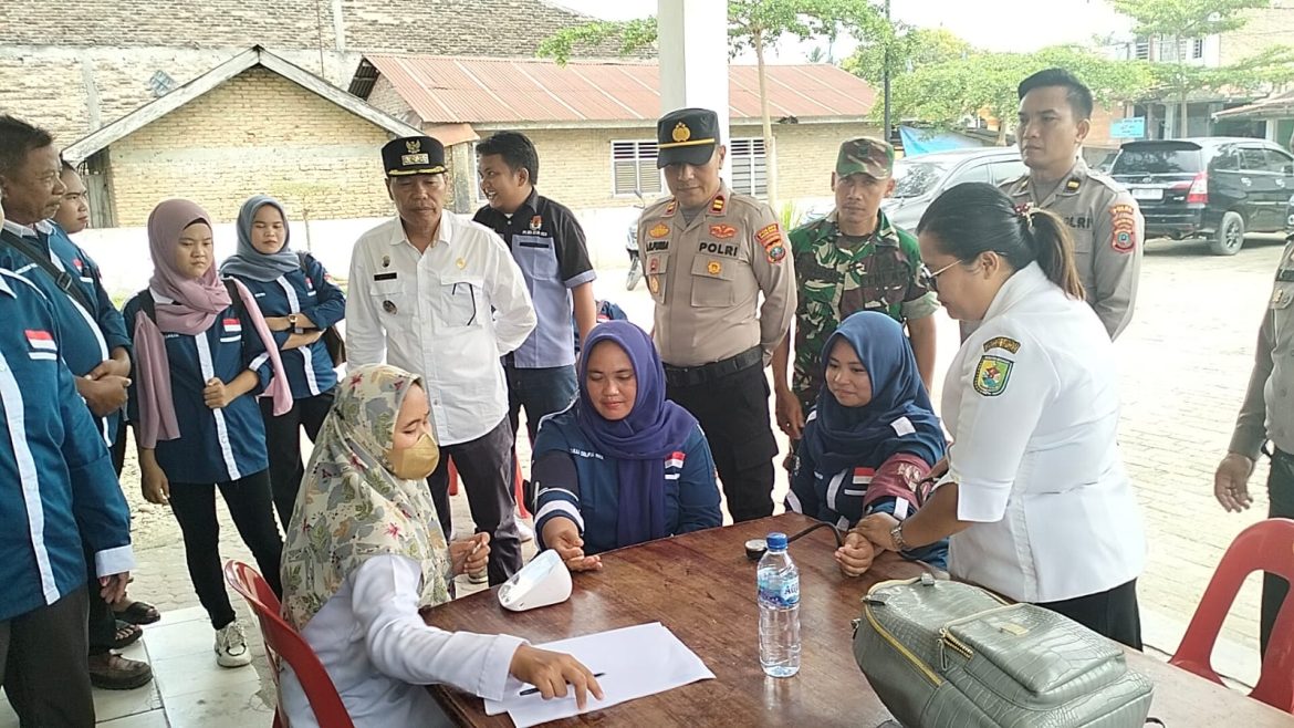 Polsek Kotarih Gelar Rikkes Petugas PPK Jelang Rapat Pleno