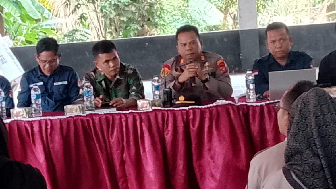 Kapolsek Tebing Tinggi AKP Saepullah, S.Sos, M.H Hadiri Pleno Rekapitulasi Suara Tingkat Kecamatan