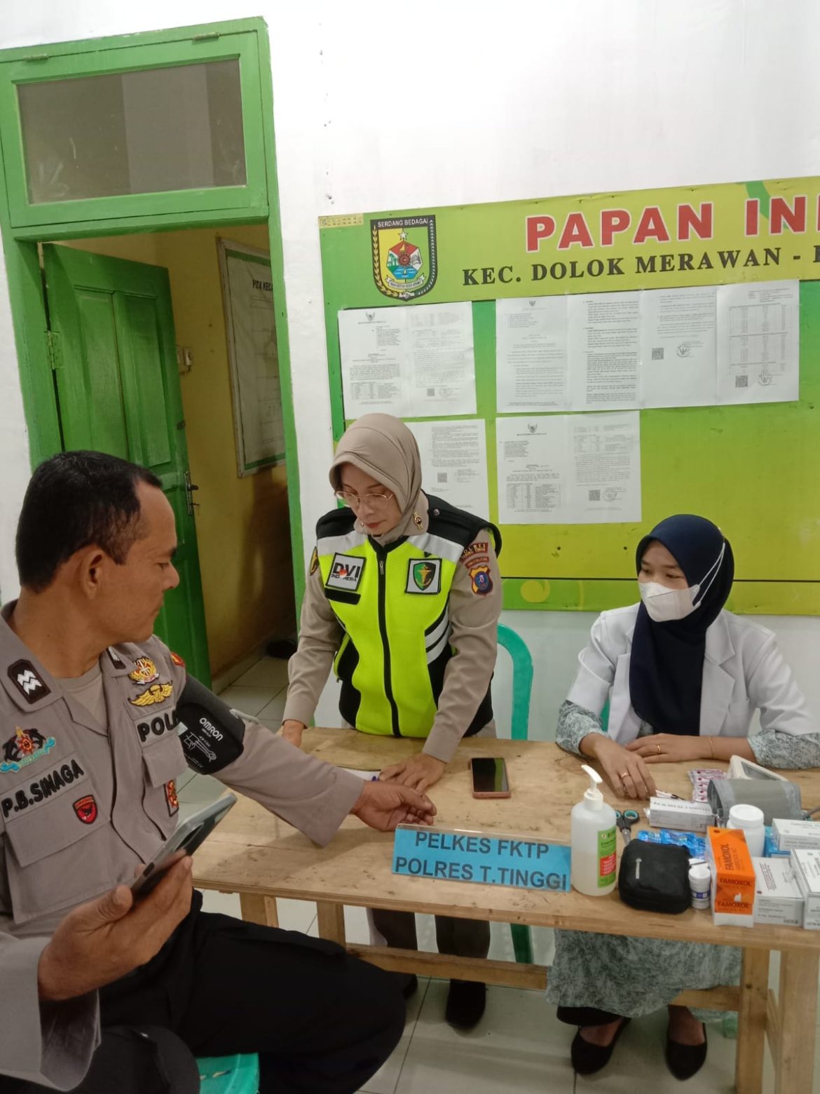 Pastikan Stamina Personel Tetap Stabil, Sie Dokkes Polres Tebing Tinggi Kembali Cek Kesehatan