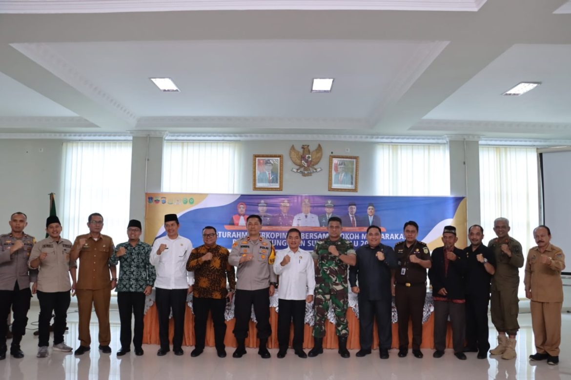 Polres Tebing Tinggi Rajut Silaturahmi Dengan Forkopimda Dan Tokoh Masyarakat Paca Pemungutan Suara