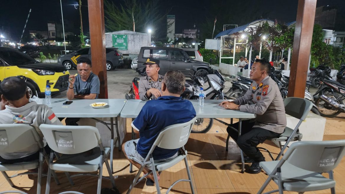 Kapolsek Indra Pura Laksanakan Cooling System OMB Di Kantor Camat Air Putih