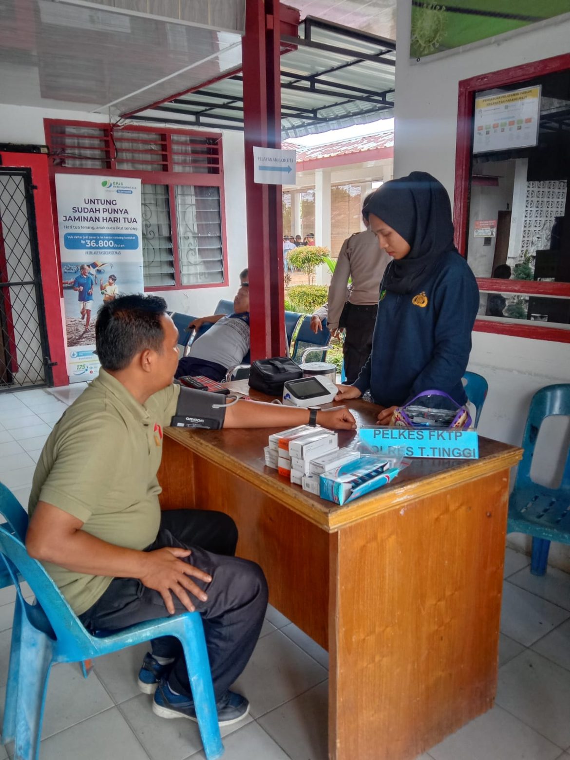 Sie Dokkes Polres Tebing Tinggi Kembali Cek Stamina Personel, PPK Bajenis Dan Padang Hilir