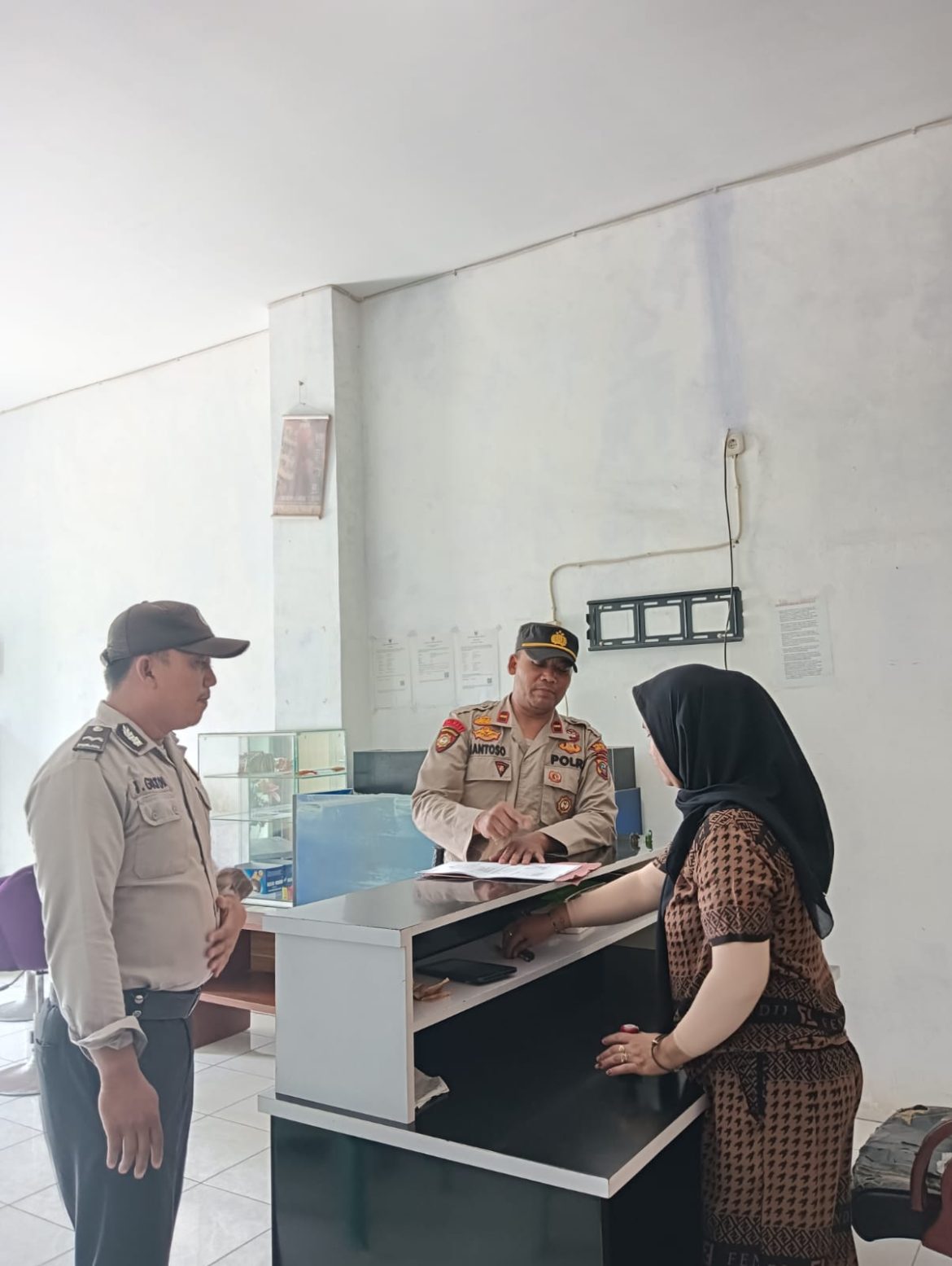 Pasca Pemilu Sat Binmas Polres Tebing Tinggi Sambangi Hotel