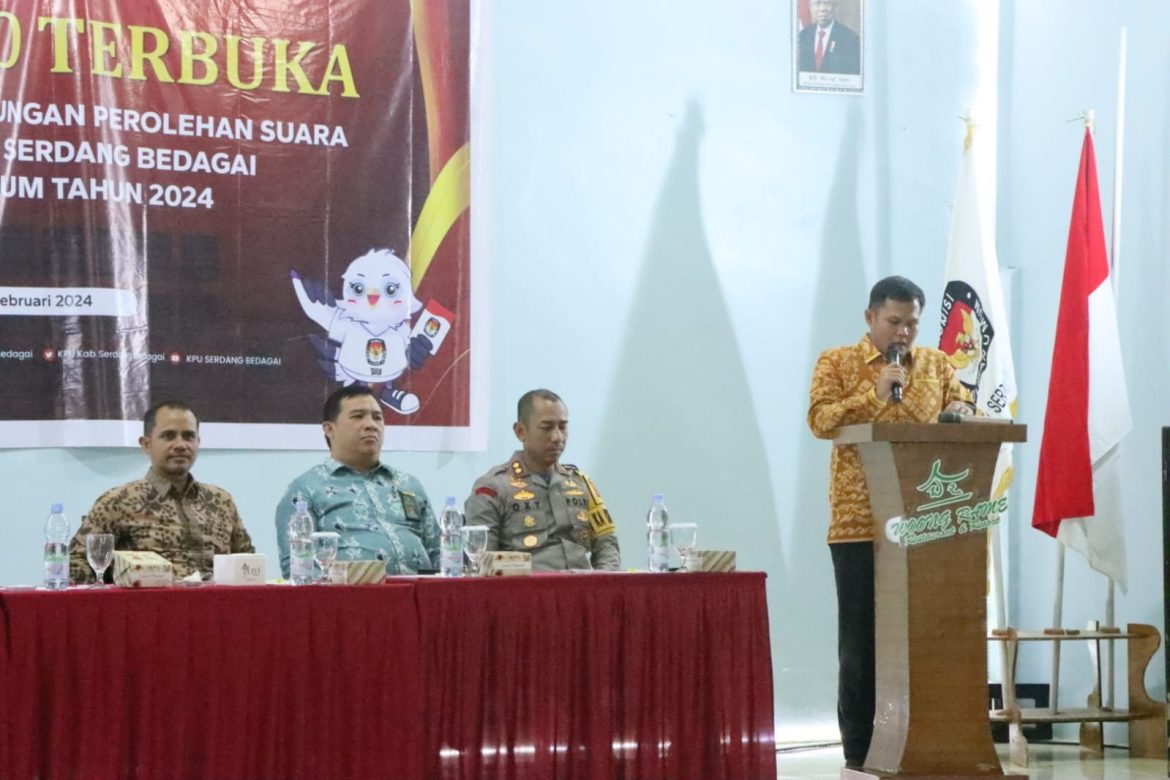 Kapolres Sergai Hadiri Rapat Pleno Terbuka Rekapitulasi Suara Pemilu 20204