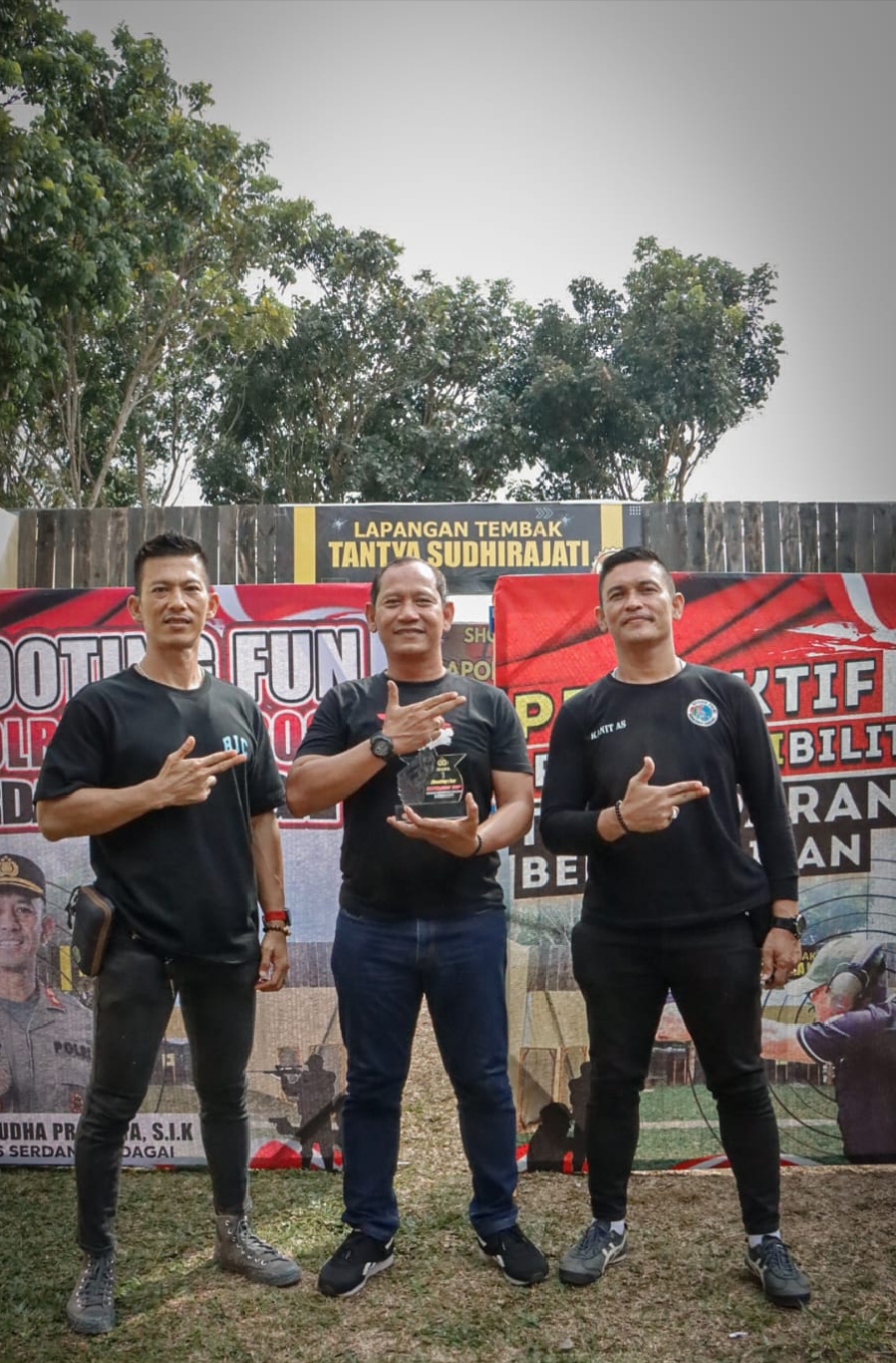 Tim Satnarkoba Tampil Juara Satu Shooting Fun Kapolres Sergai Cup 2024