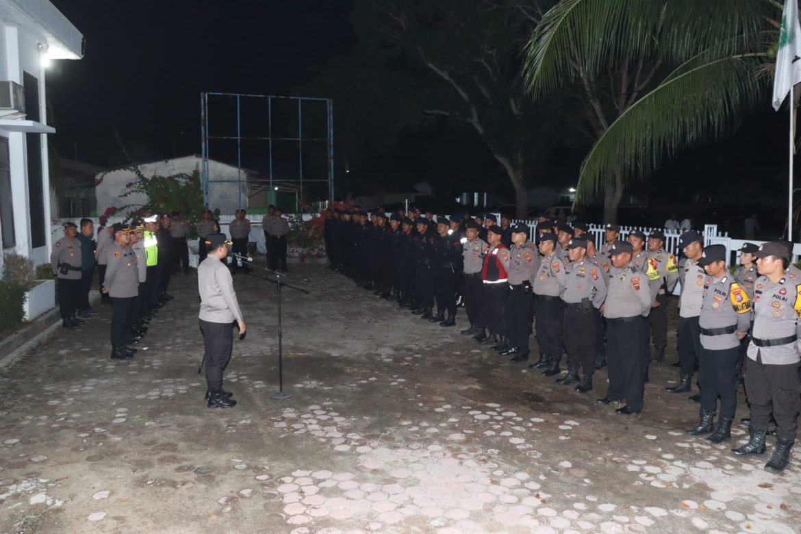 Polres Batu Bara Perketat Pengamanan Pleno Terakhir Di KPU