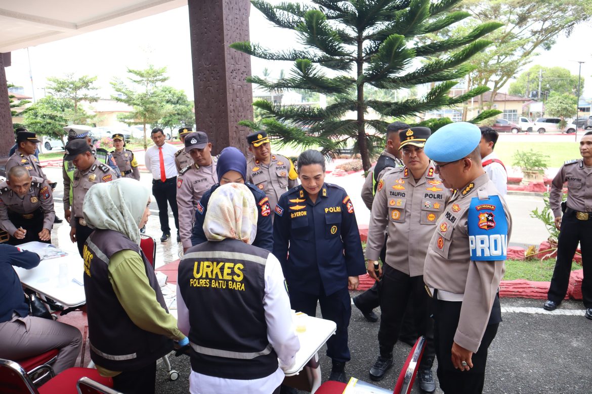 Kapolres Batu Bara Sambut Tim Penilai Gaktibplin Mabes Polri