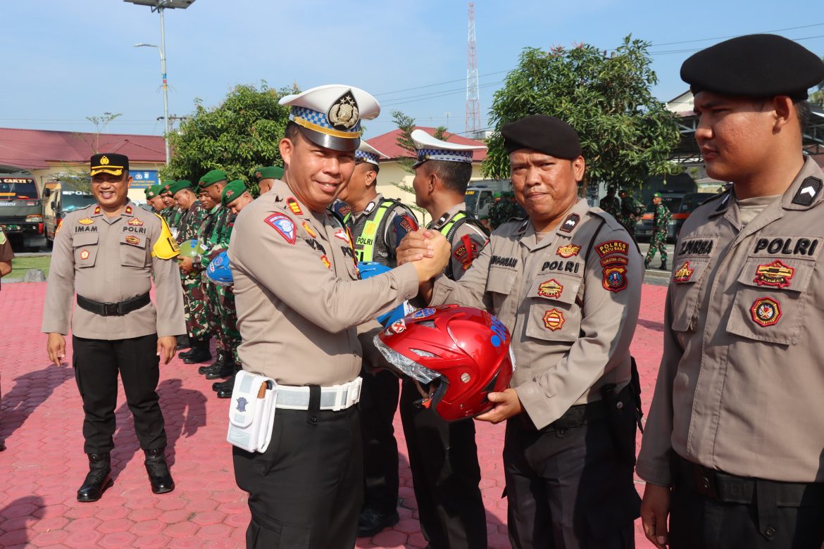 Polres Batu Bara Gelar Apel Ops Keselamatan Toba 2024