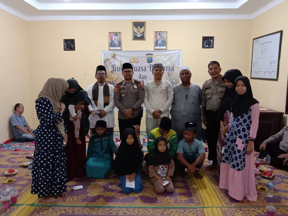 Kapolsek Sipispis Buka Puasa Bersama Dan Santuni Anak Yatim Piatu