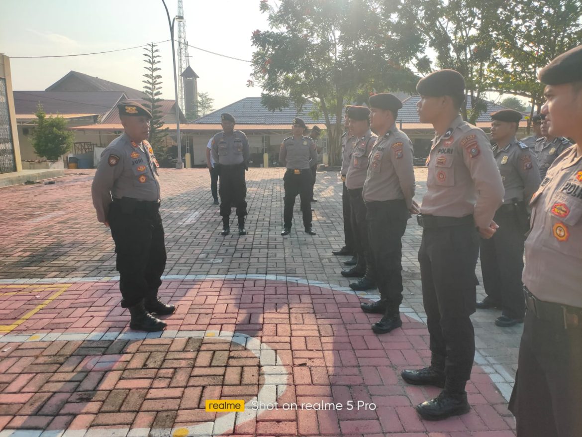 Kasat Samapta Polres Batu Bara Beri Arahan Kepada Personil