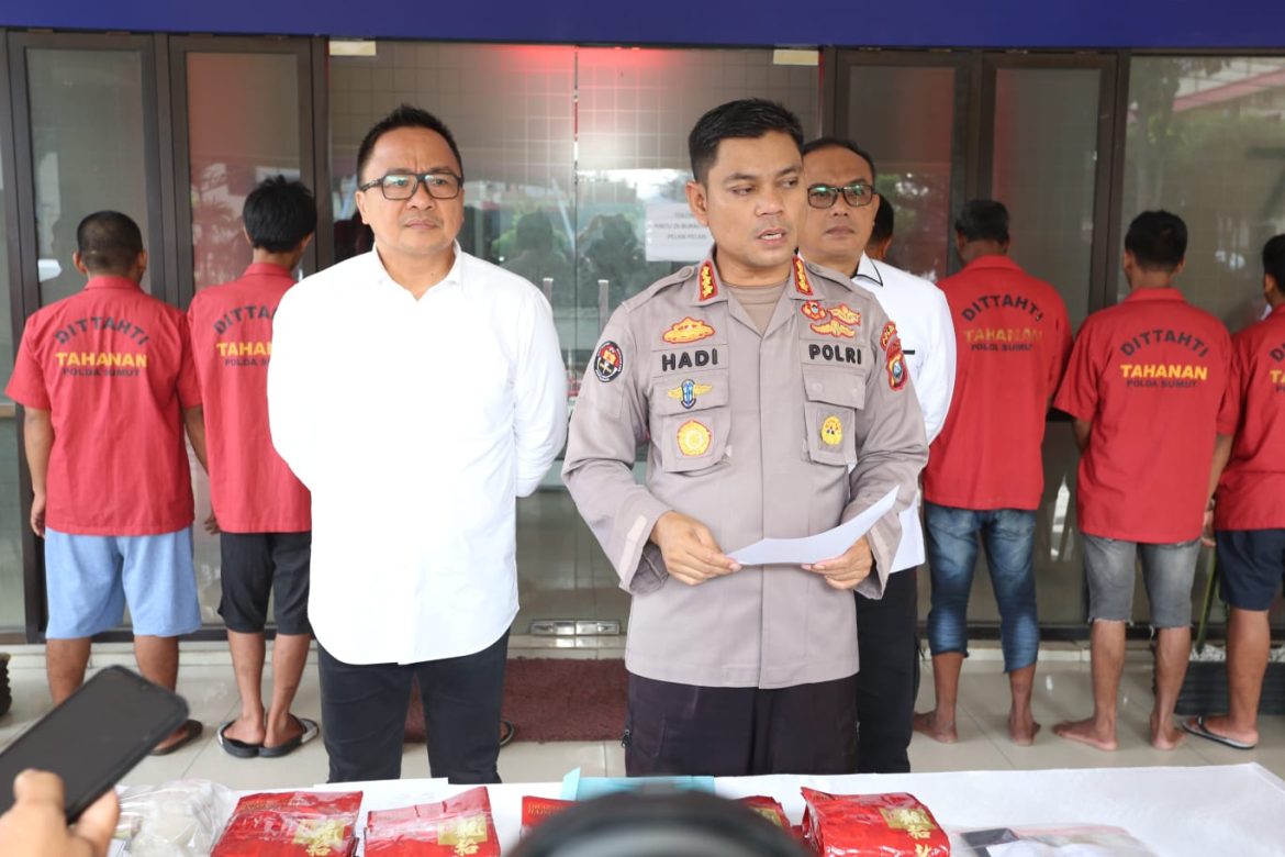 Polda Sumut Tuntut Mati 22 Pengedar Narkoba dan Sita Barang Bukti 1.3 Ton