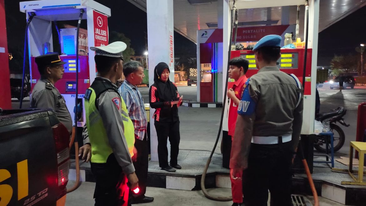 Mendekati Lebaran, Polres Tebing Tinggi Tingkatkan Patroli Dan Kunjungi SPBU Antisipasi Kecurangan