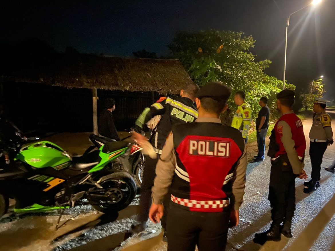 Polres Batu Bara Gelar Patroli Rutin Antisipasi Tawuran Dan Balap Liar