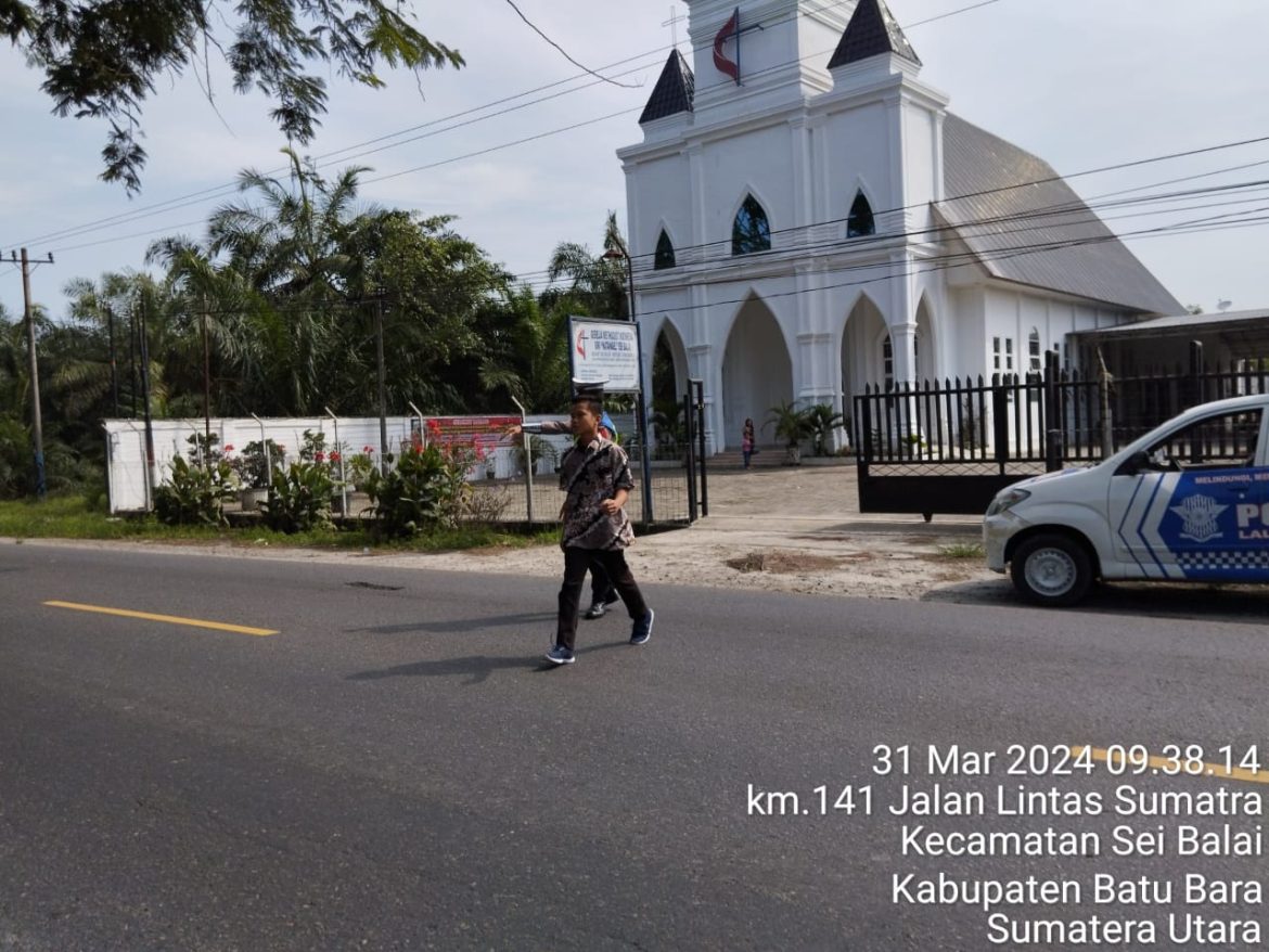 Patroli Gabungan Polres Batubara Pengamanan Perayaan Paskah