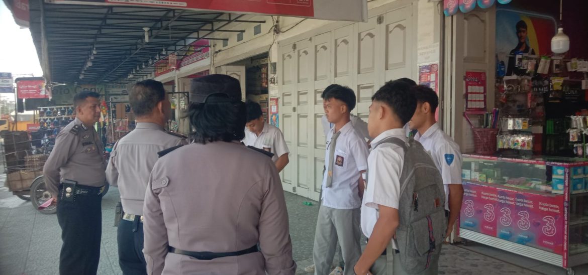 Sat Binmas Polres Tebing Tinggi Himbau Pelajar Jauhi Kenakalan Remaja