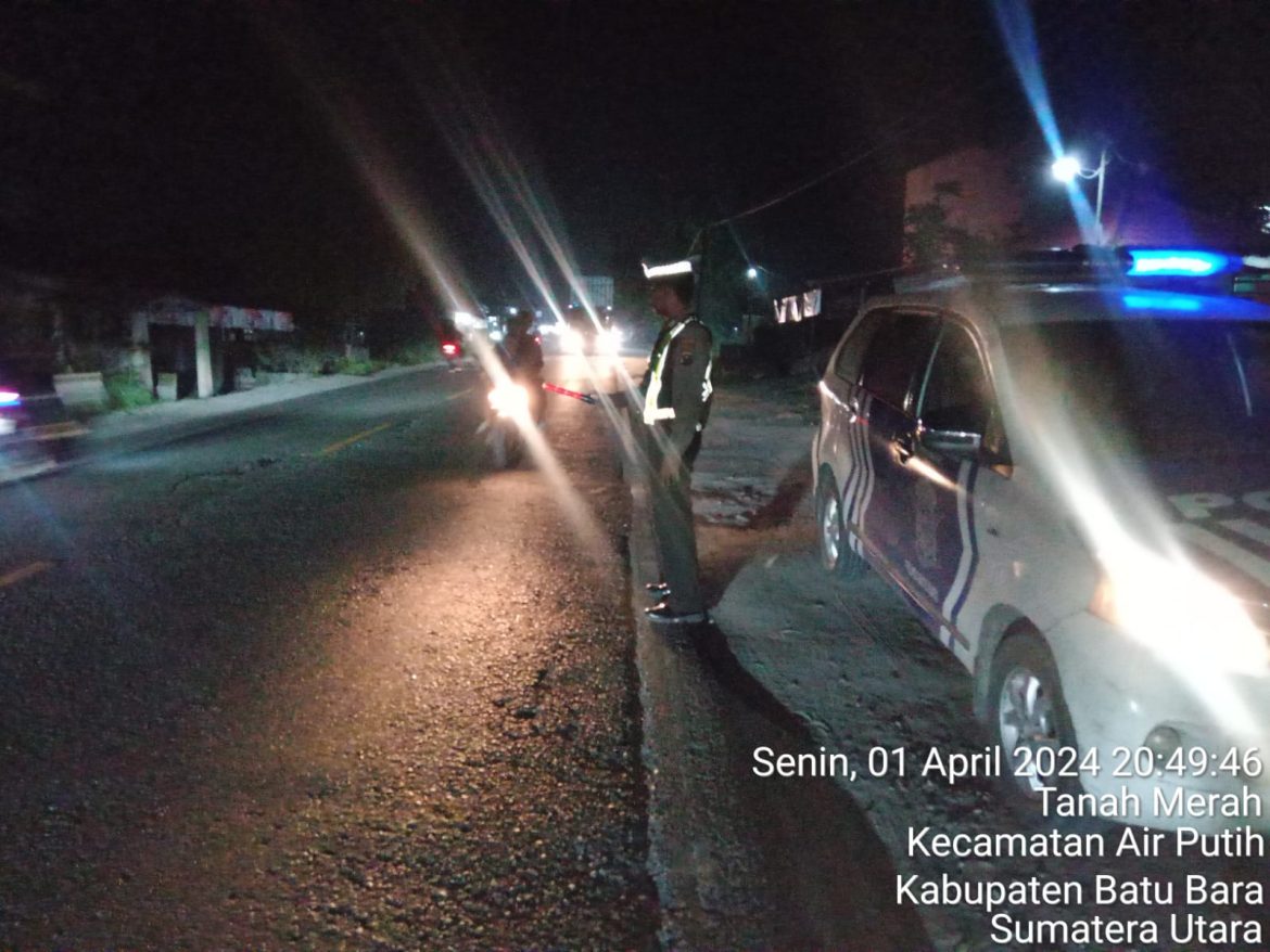 Satlantas Polres Batu Bara Gencarkan Patroli Blue Light Disejumlah Titik Strategis