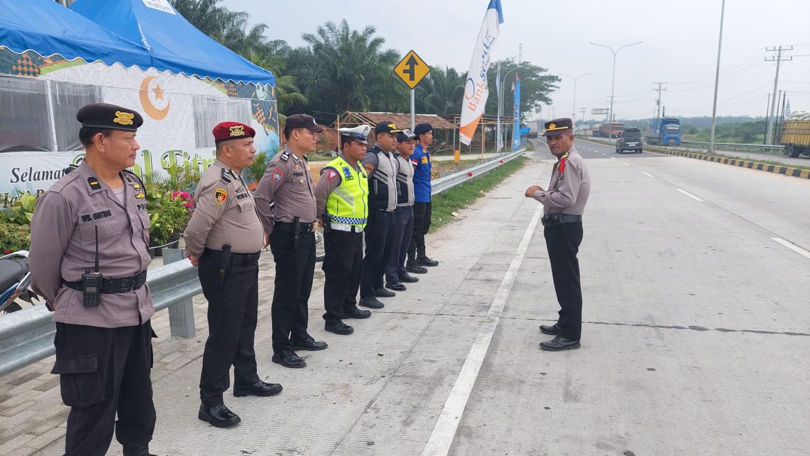 Jelang Mudik, Pos Pelayanan II Pintu Tol Kabupaten Batubara Aman Lancar