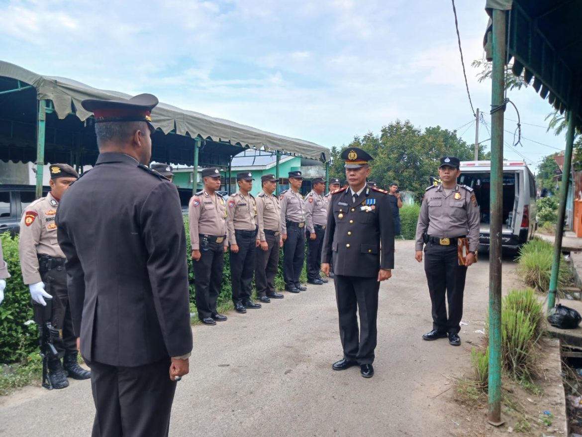 Polres Tebing Tinggi Gelar Upacara Persemayaman Dan Pemakaman Purnawirawan Polri