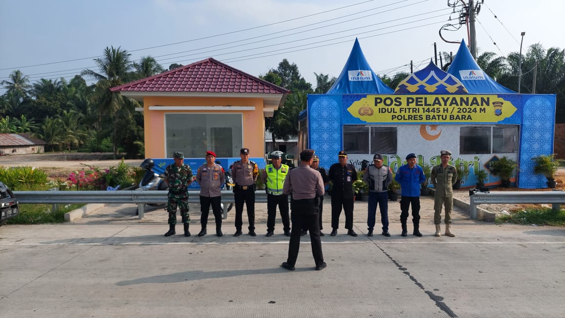 Polres Batu Bara Dirikan 4 Pos Pengamanan Dan 2 Pos Pelayanan