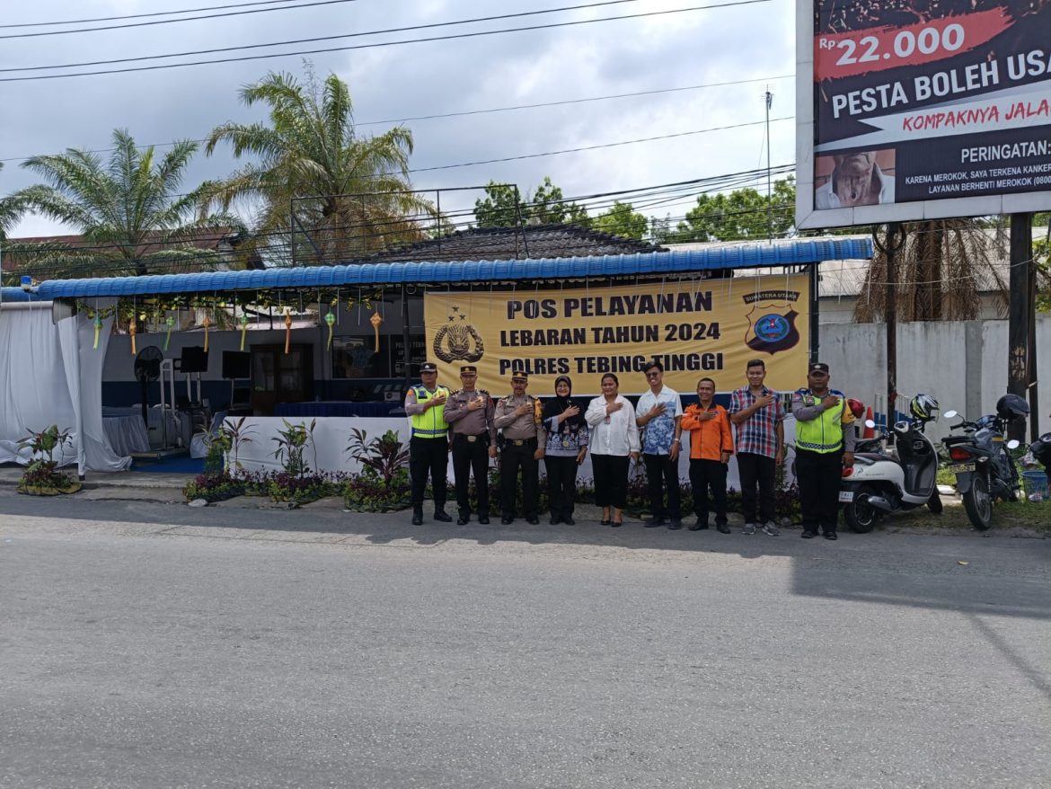 Kabag Deputi V Kemenko Polhukam Cek Kesiapan Pengamanan Lebaran Di Polres Tebing Tinggi